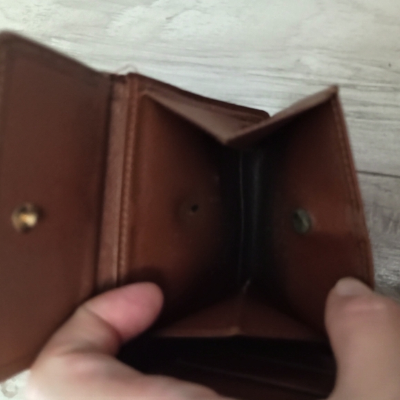 Louis Vuitton Bifold Wallet Leather Brown Authentic - Picture 12 of 14